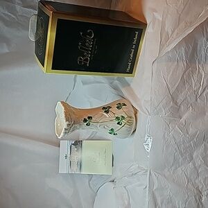 Belleek Ireland 6" Daisy Spill Bud Vase